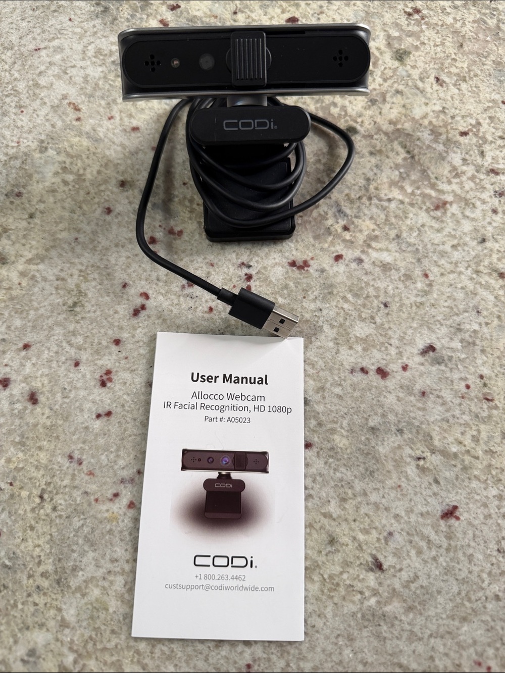 CODi Allocco HD 1080p Webcam - Black New Never used.